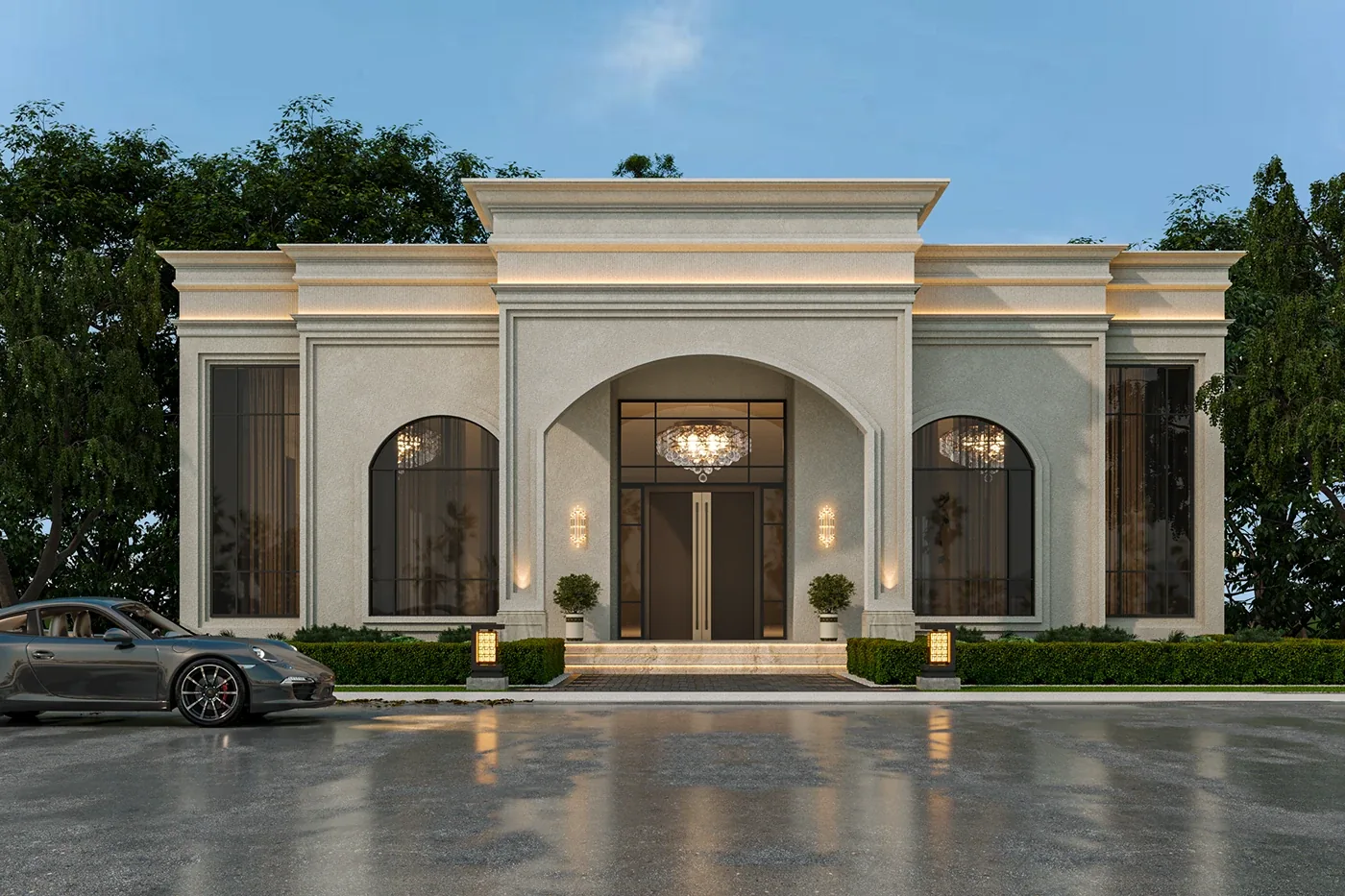 Classical Villa Facade