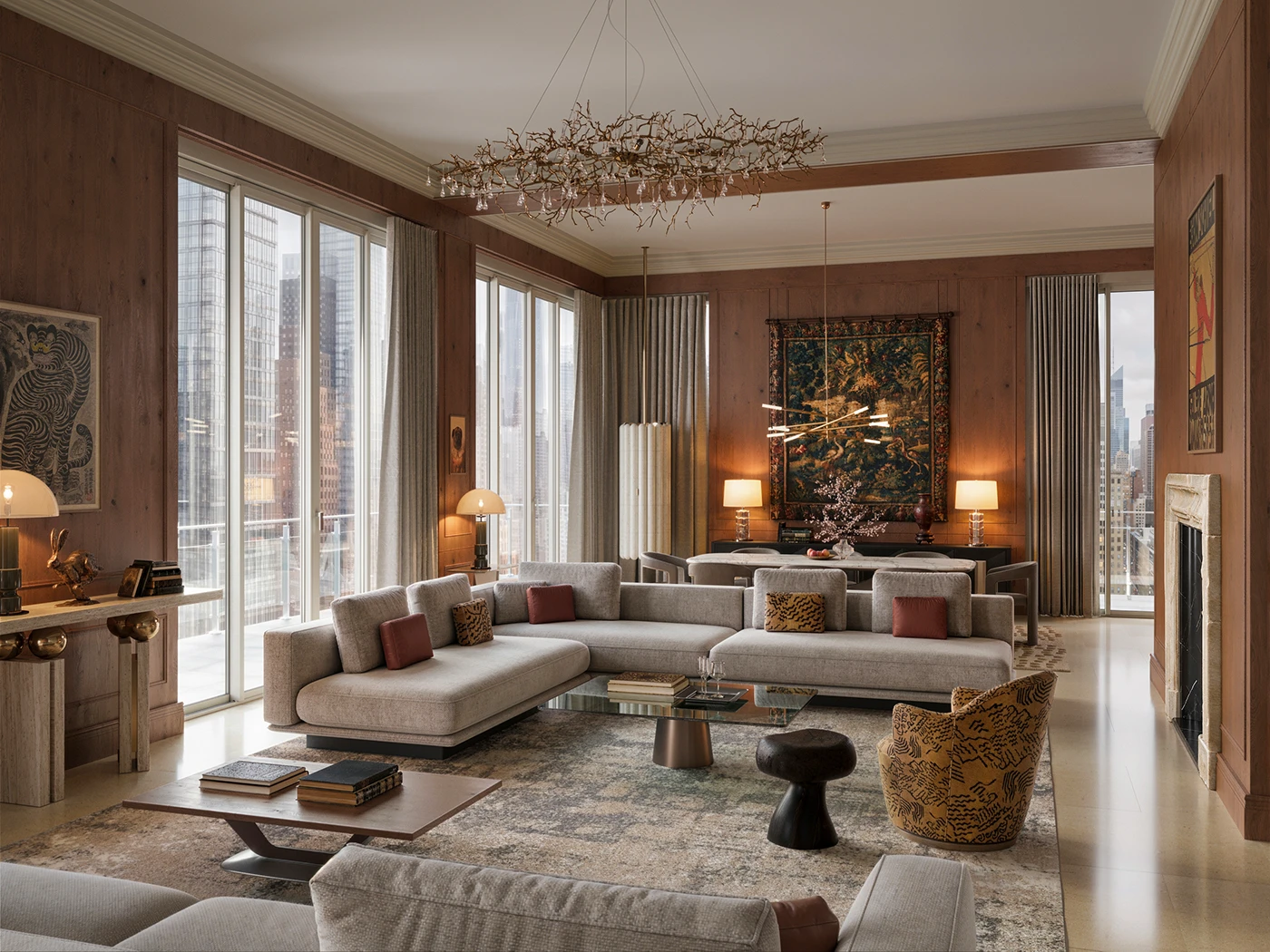 Walnut & Stone Penthouse